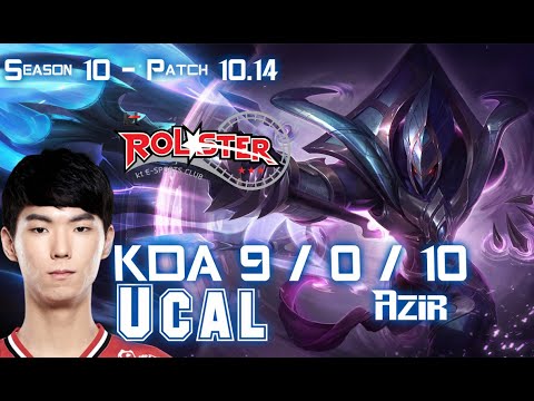 KT Ucal AZIR vs SION Mid - Patch 10.14 KR Ranked