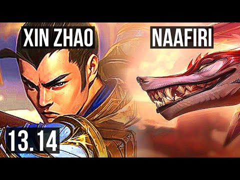 XIN ZHAO vs NAAFIRI (JNG) | EUW Master | 13.14