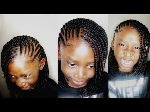 KIDS HAIRSTYLES WITH BRAIDING HAIR