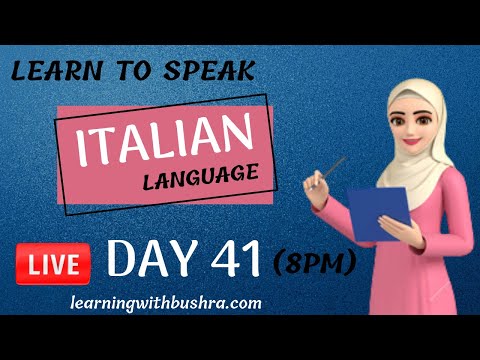 Phase 5 Day 41 || Live Italian Class