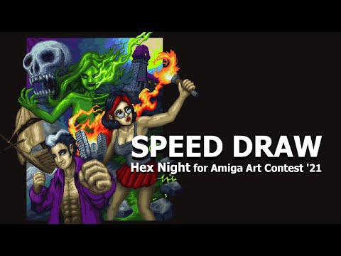 Hex Night Amiga Speed Draw
