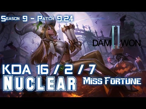 DWG Nuclear MISS FORTUNE vs SENNA ADC - Patch 9.24 KR Ranked