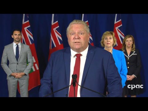LIVE VIDEO: Ontario Premier Doug Ford provides daily update on COVID-19