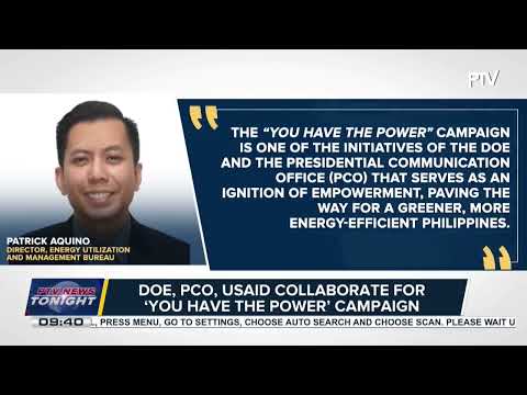 DOE, PCO, USAID collaborate for ‘You Have the Power’ campaign