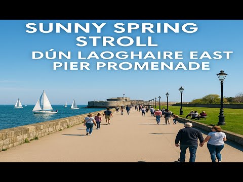 Talk and Walk at Dún Laoghaire East Pier | Relaxing Ireland Promenade Walk