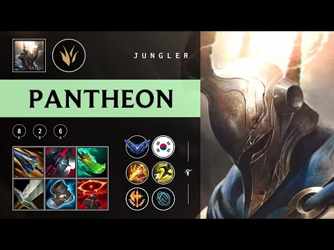 Pantheon Jungle vs Lee Sin - KR Diamond Patch 25.24