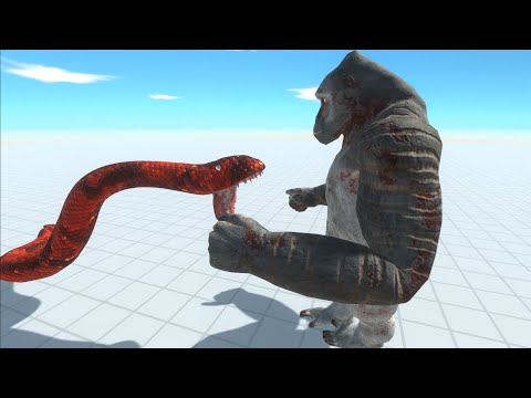 Game Animal Revolt Battle Simulator Titanoboa VS All Unit