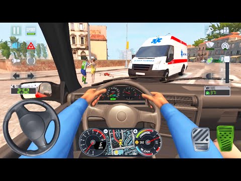 Taxi Sim 2020 🚖🚘 E30 OLD CAR CITY UBER GAME - Car Games 3D Android iOS Gameplay Walkthrough