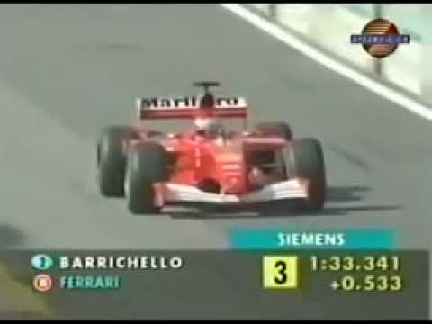 F1 Suzuka Grand Prix Qualifying 2001   Michael Schumacher shatters the morale!