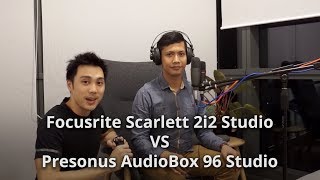 Video thumbnail for Focusrite Scarlett 2i2 Studio (2nd Gen) VS Presonus Audiobox 96 Studio - Which should you buy? by Reuben Chng