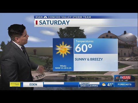 KSAN Storm Team 6pm Forecast Update - Friday January 17, 2020