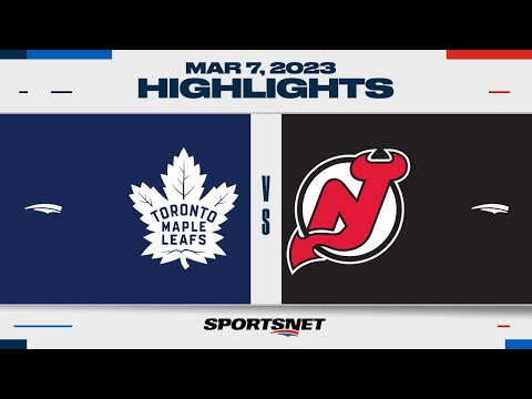 NHL Highlights | Maple Leafs vs. Devils - March 7, 2023
