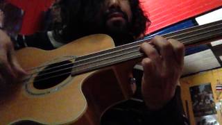 Video thumbnail for El Gavilan (trozo) Takamine EG512C fretless demo sonido desenchufado by karlinbass