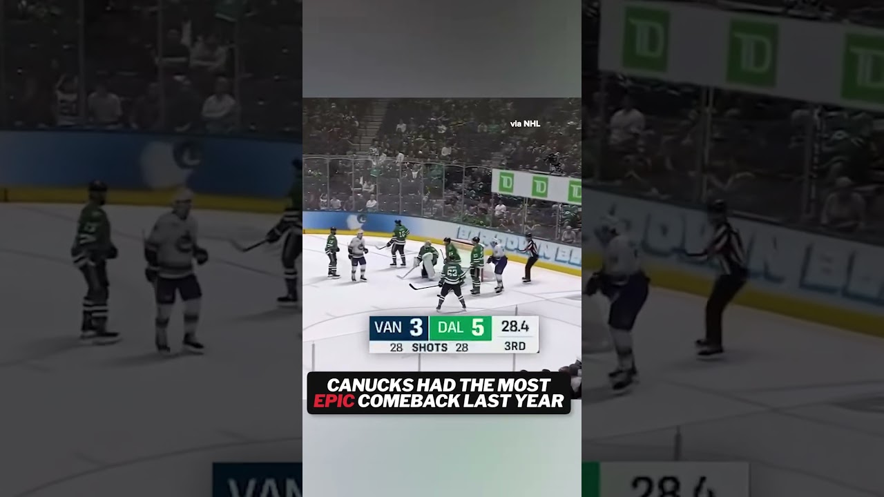 Video thumbnail for SOMEHOW the Canucks won this game last year #nhl