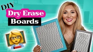 DIY Dry Erase Board | Back to School Tutorial | Fall Decor - Episode 34