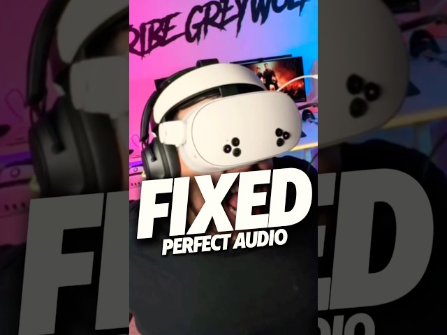 Vídeo relacionado con GEEKRIA Cable de audio para auriculares VR compatible con Meta Quest 3, almohadillas de tamaño S/M/L, auriculares de sonido auxiliar de 360 grados de 3,5 mm (plateado)