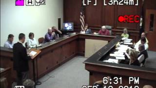 preview picture of video '2012-09-18 Mt. Sterling, KY City Council Meeting - (Part 3 of 5)'