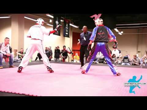 Abid Benwali vs  Jason Grenier Team Sparring Rd 2 - 2016 AKA Warrior Cup