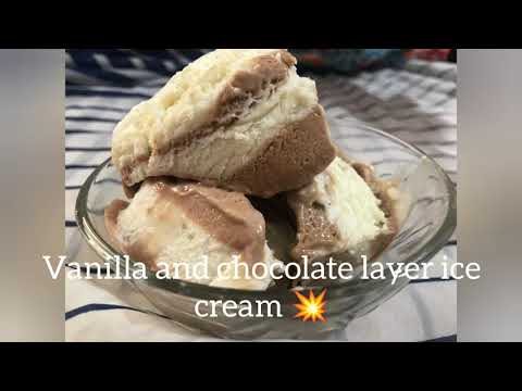 #vanillaicecream easy vanilla ice cream at home | homemade ice cream | layered ice cream |#icecream