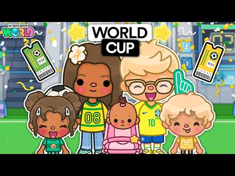 OUR FAMILY WENT TO THE 2026 WORLD CUP ⭐⚽ (EP 27) | Toca Life World Family Roleplay 🌍