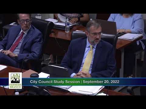 City Council Study Session September 20, 2022