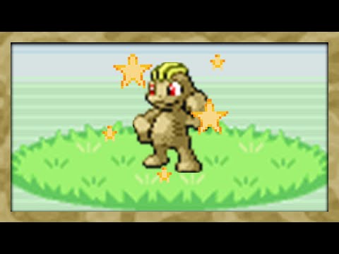 Live! Shiny Machop after 4384 random encounters in Pokémon Leafgreen! (Phase 2)
