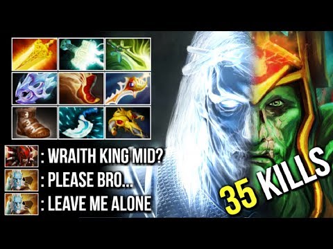 New Style Mid Wraith King 120k Damage Delete PL Ez Most Epic Gameplay Imba Build WTF Dota 2