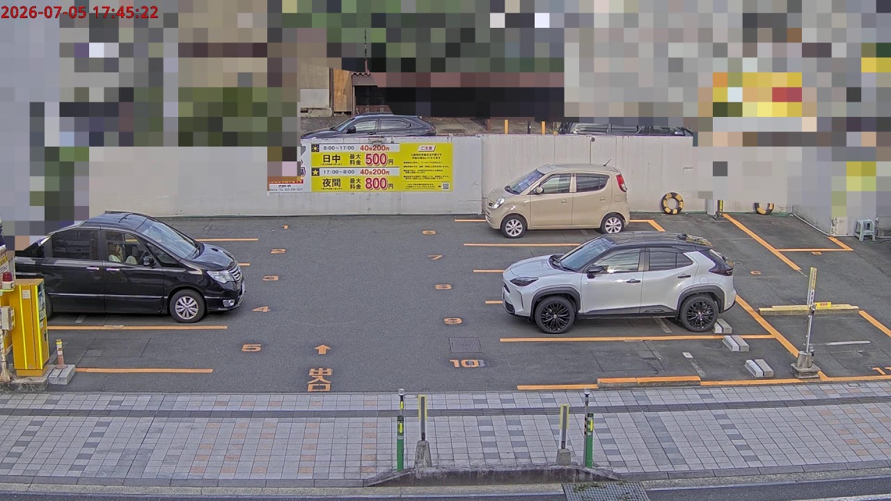 Live webcam view of Sakaiya Station-Front Parking Lot