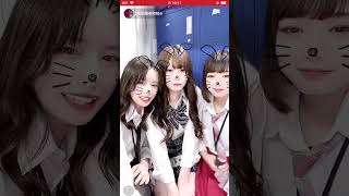 制服3人組　左ちら　▽ コンカフェ　tiktokライブ