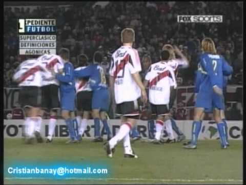 River 2 Boca 1 (Relato Mariano Closs)  Copa Libertadores 2004 (resumen Completo )