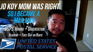 Jo Koy’s Mom Was Right… I Became a Mailman USPS Hiring Process + Orientation Week