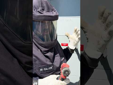 DON’T BE A “TOUGH GUY” Electrician! Wear An ARC FLASH Suit! #electrician #electrical #electricity