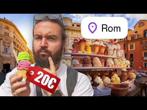 Ich TESTE das BESTE EIS in ROM ITALIEN