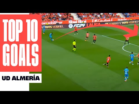 ¡Los 10 MEJORES GOLES de la UD ALMERÍA en LALIGA EA SPORTS 2023/24!