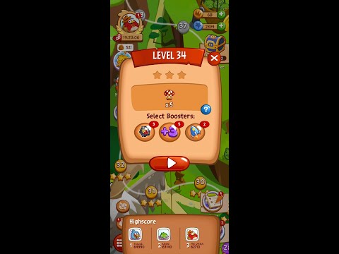 Angry Birds Blast Level 34