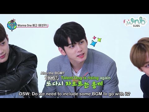 [ENG SUB] 181116 Wanna One's Amigo TV Preview - Ong Seongwu by WNBSUBS