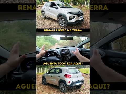 Será que o Renault Kwid aguenta todo dia andando em estradas de terra? #renaultkwid