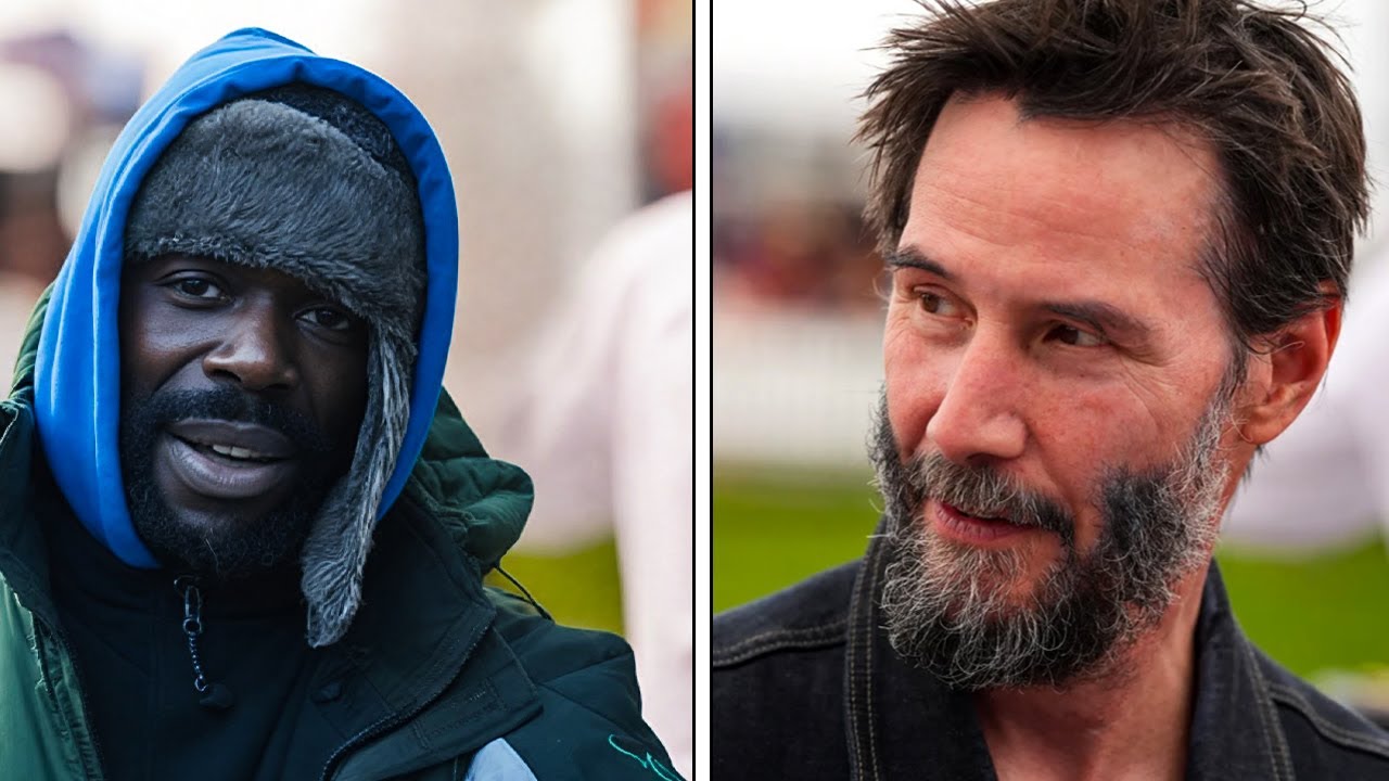 Homeless man asks Keanu Reeves can you give me 1$ Keanu's response is Shocking
