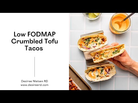30 Minute Low FODMAP Crumbled Tofu Vegan Tacos