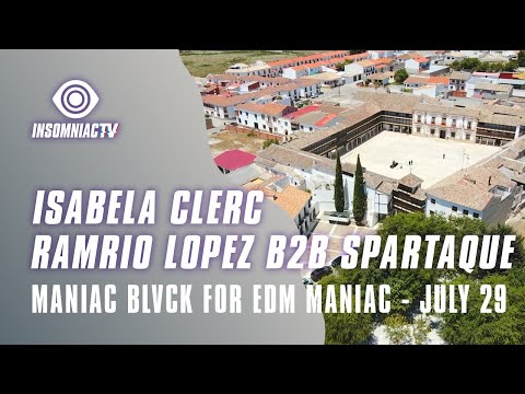 Isabela Clerc & Ramiro Lopez b2b Spartaque for Maniac Blvck for EDM Maniac (July 29, 2021)