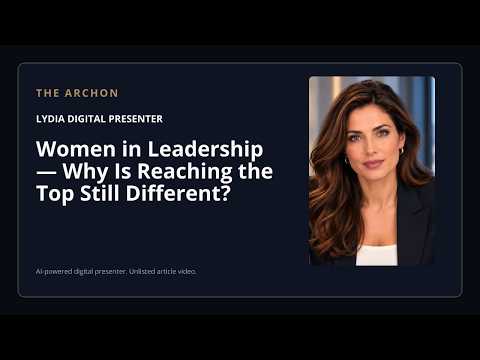 Women in Leadership — Why Is Reaching the Top Still Different? thumbnail