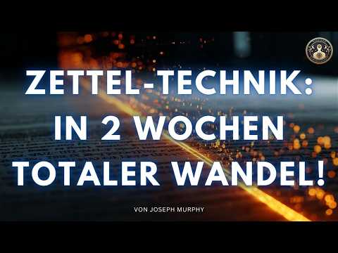 Wie du wirklich loslässt und alles sich fügt - von Joseph Murphy