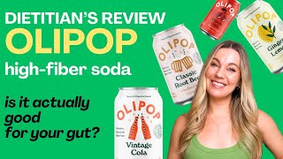 OLIPOP Soda Review by a dietitian (NOT SPONSORED) - Is it actually good for your gut