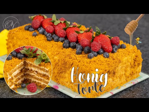 Honigtorte - Medovik auf eine andere Art - ohne ausrollen der Böden - Olga Wallner