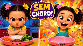 Meu Filho Não Quer Comer 🍽️😢 Essa Música Vai Ajudar!  Come Sem Choro 💛 Melody Lima Kids