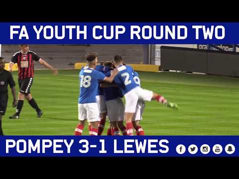FA Youth Cup: Pompey beat Lewes in round two (2017)
