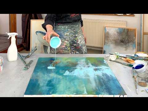 Let Acrylic Flow with Earth & Stone – The Moment When Many Artists Give Up