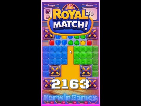 Royal Match Level 2163 - No Boosters Gameplay