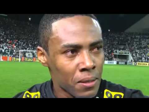 Elias emocionado apos partida contra Coritiba- Campeao 2015