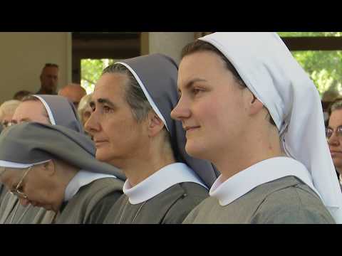 SBTV - DNEVNIK - PRVI REDOVNIČKI ZAVJETI SESTRE MARIJE PIJE JURIĆ, URŠULINKE - 16.08.2019.